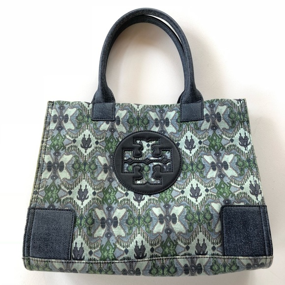 Tory Burch Handbags - Tory Burch Ella Denim-look Tote/Purse